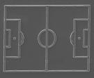 Ce terrain de foot, obtenu par lithographie électronique, est 100 milion de fois plus petit qu'un terrain réel  © IDW informationsdienst Wissenchaft